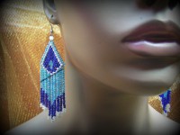 Boucles d'oreilles amérindiennes